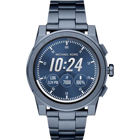 michael kors dark grey watch|michael kors access watch black.